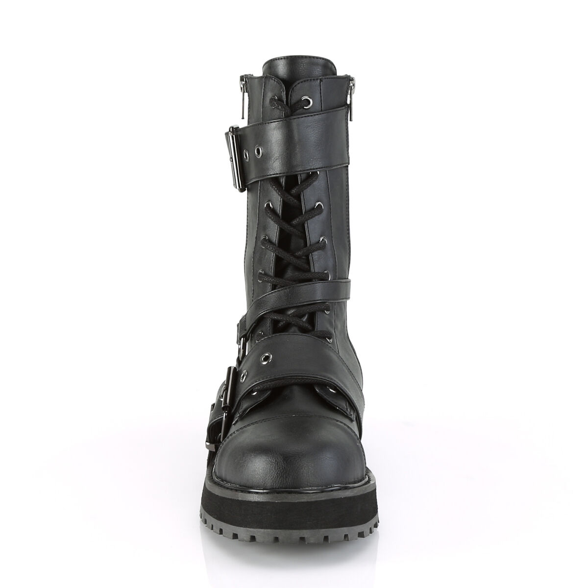DemoniaCult VALOR-220 Unisex Stiefel Schwarz  EU 37