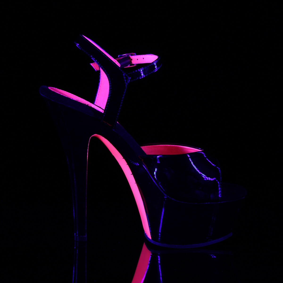 Pleaser KISS-209TT Damen Sandale Schwarz  EU 36