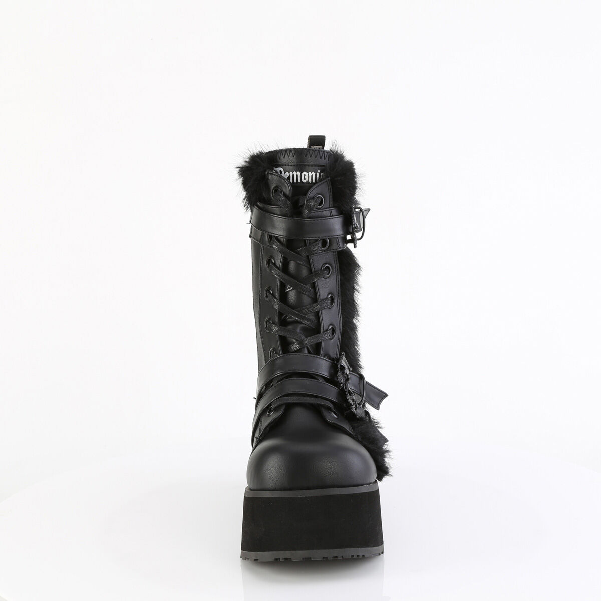 DemoniaCult TRASHVILLE-218 Unisex Stiefel Schwarz  EU 37