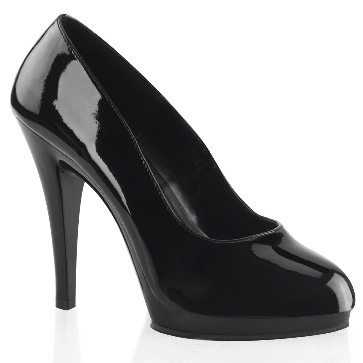 Pleaser Pink Label FLAIR-480 Unisex Pumps Schwarz  EU 38