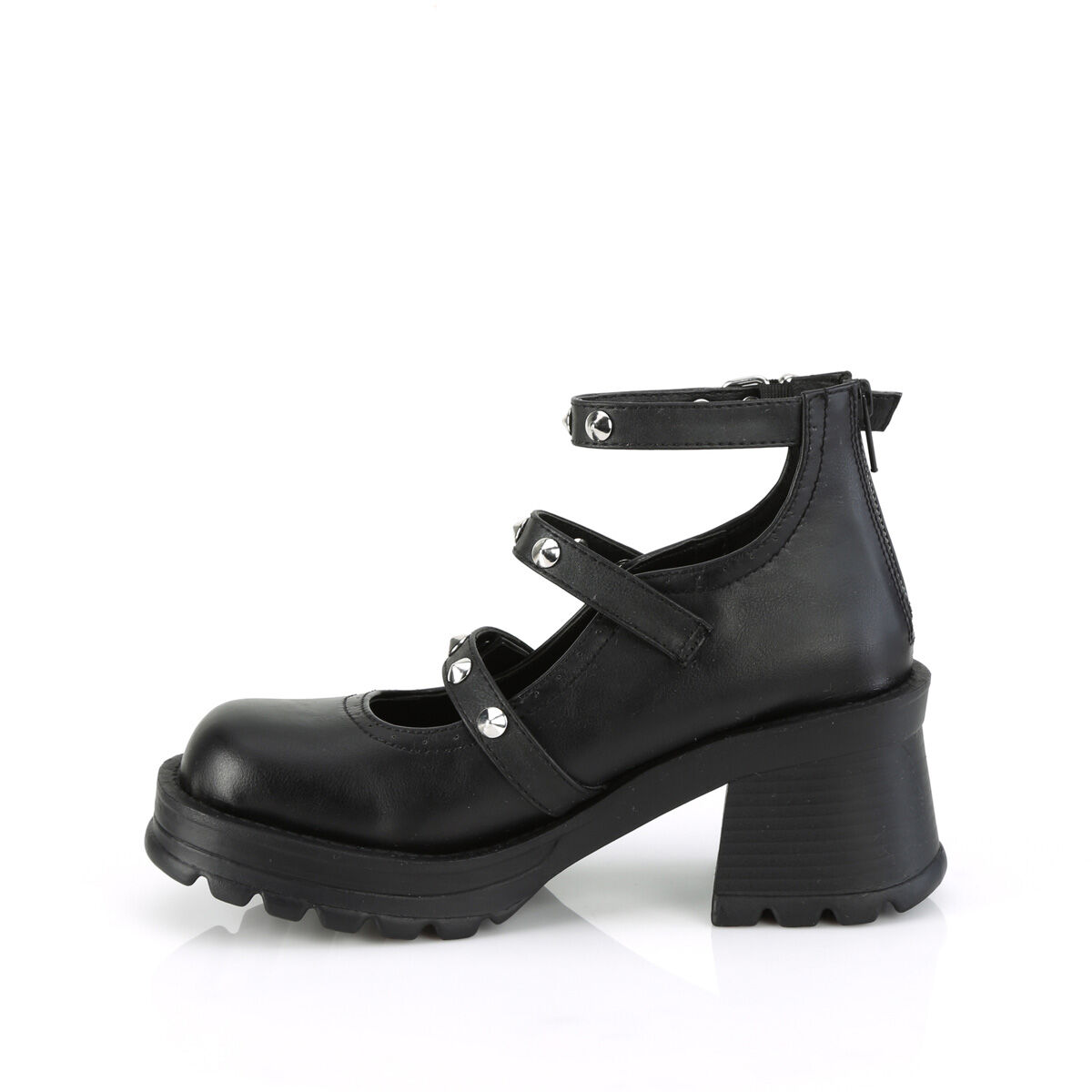 DemoniaCult BRATTY-30 Damen Stiefel Schwarz  EU 36