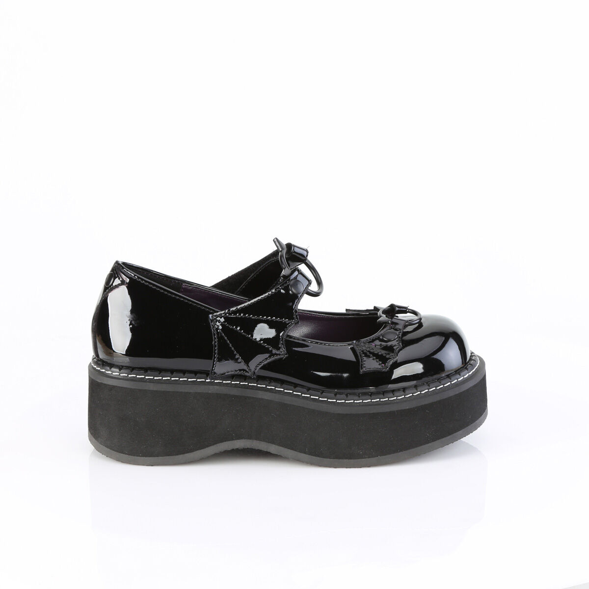 DemoniaCult EMILY-23 Damen Sandale Schwarz  EU 36