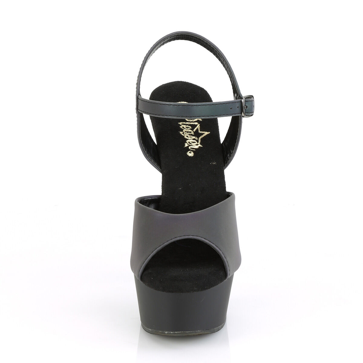 Pleaser DELIGHT-609REFL Damen Sandale Grün Mehrfarbig EU 36