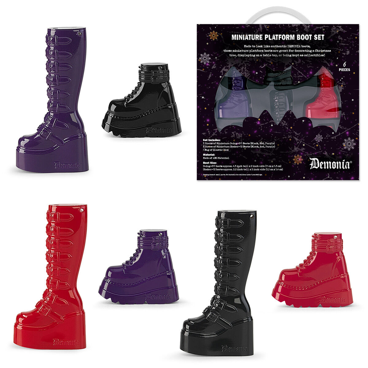 DemoniaCult DMBS-6 Miniatur Plateau Boot Set