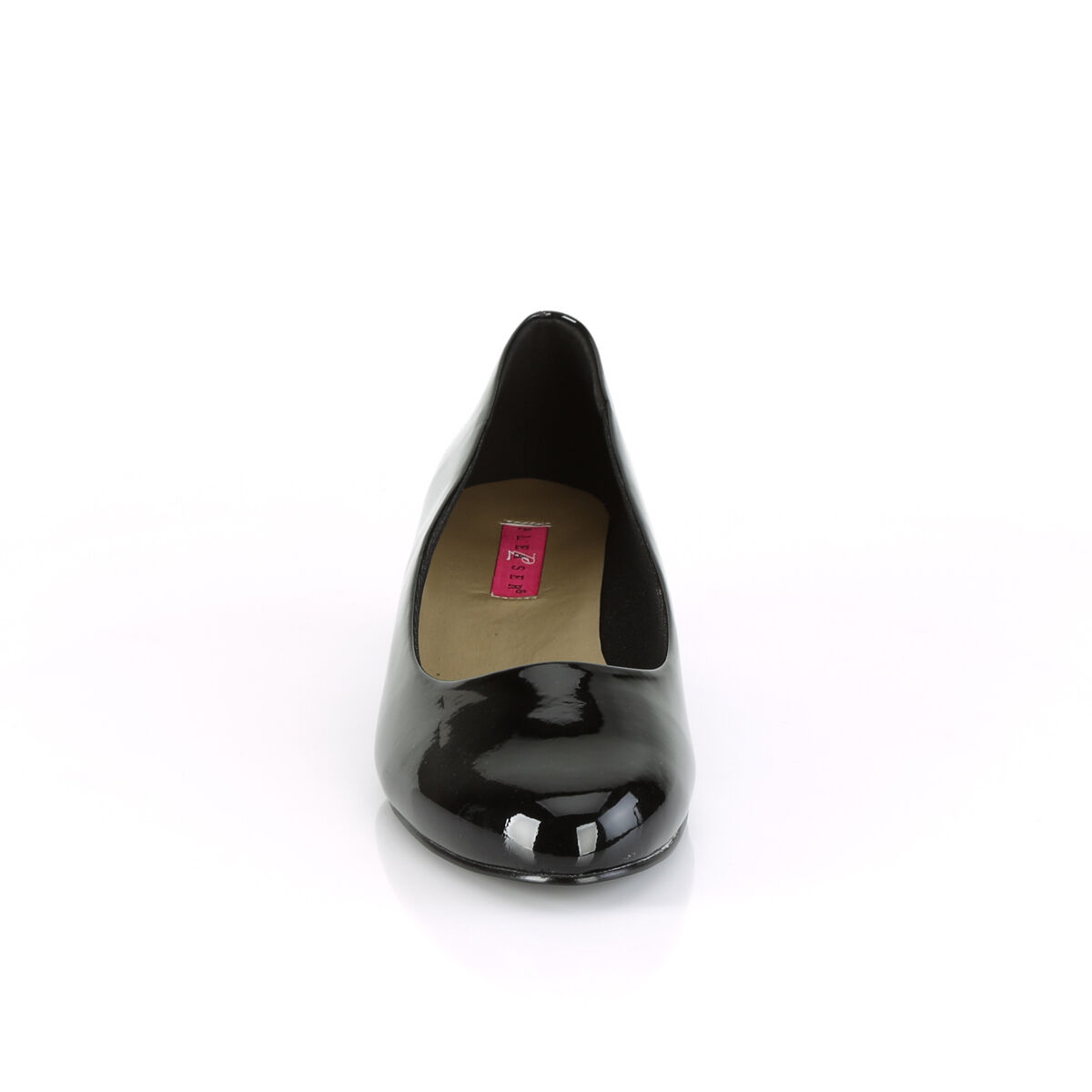 Pleaser Pink Label GWEN-01 Damen Pumps Schwarz Lack EU 40