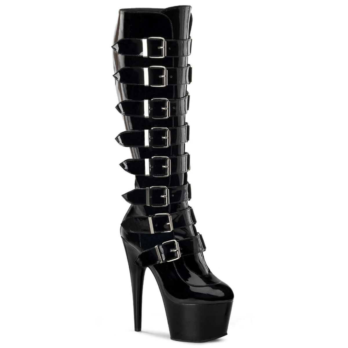 Pleaser ADORE-2043 Damen Stiefel Schwarz  EU 36