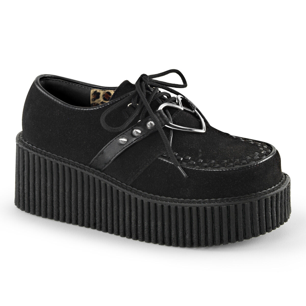 DemoniaCult CREEPER-206 Damen Creeper Schwarz  EU 37