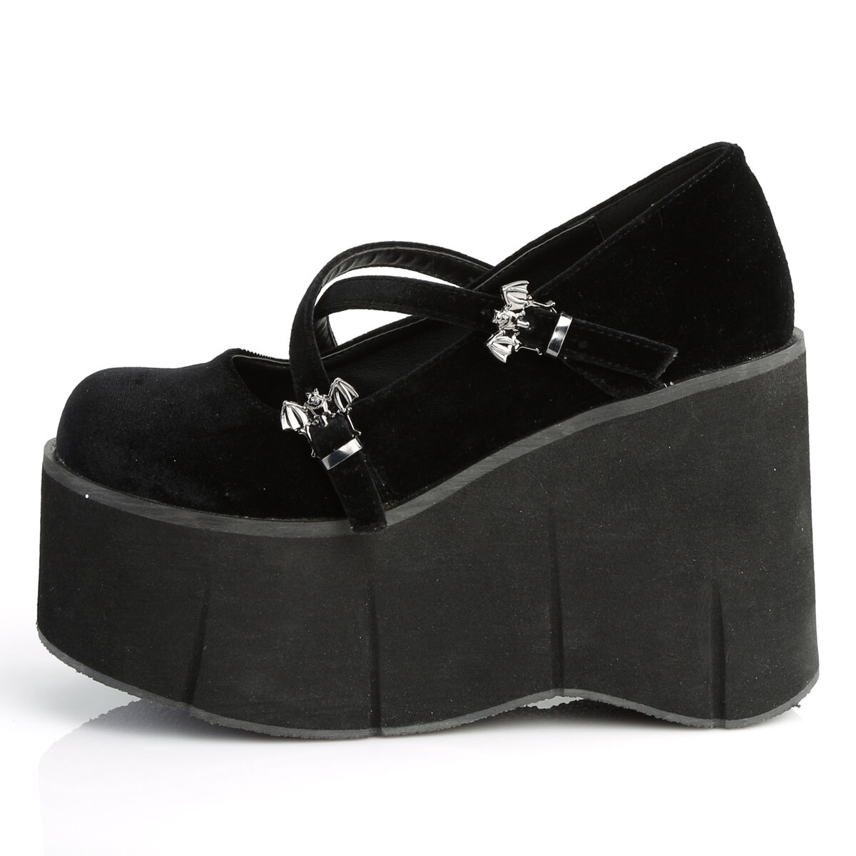 DemoniaCult KERA-10 Damen Sandale Schwarz  EU 39