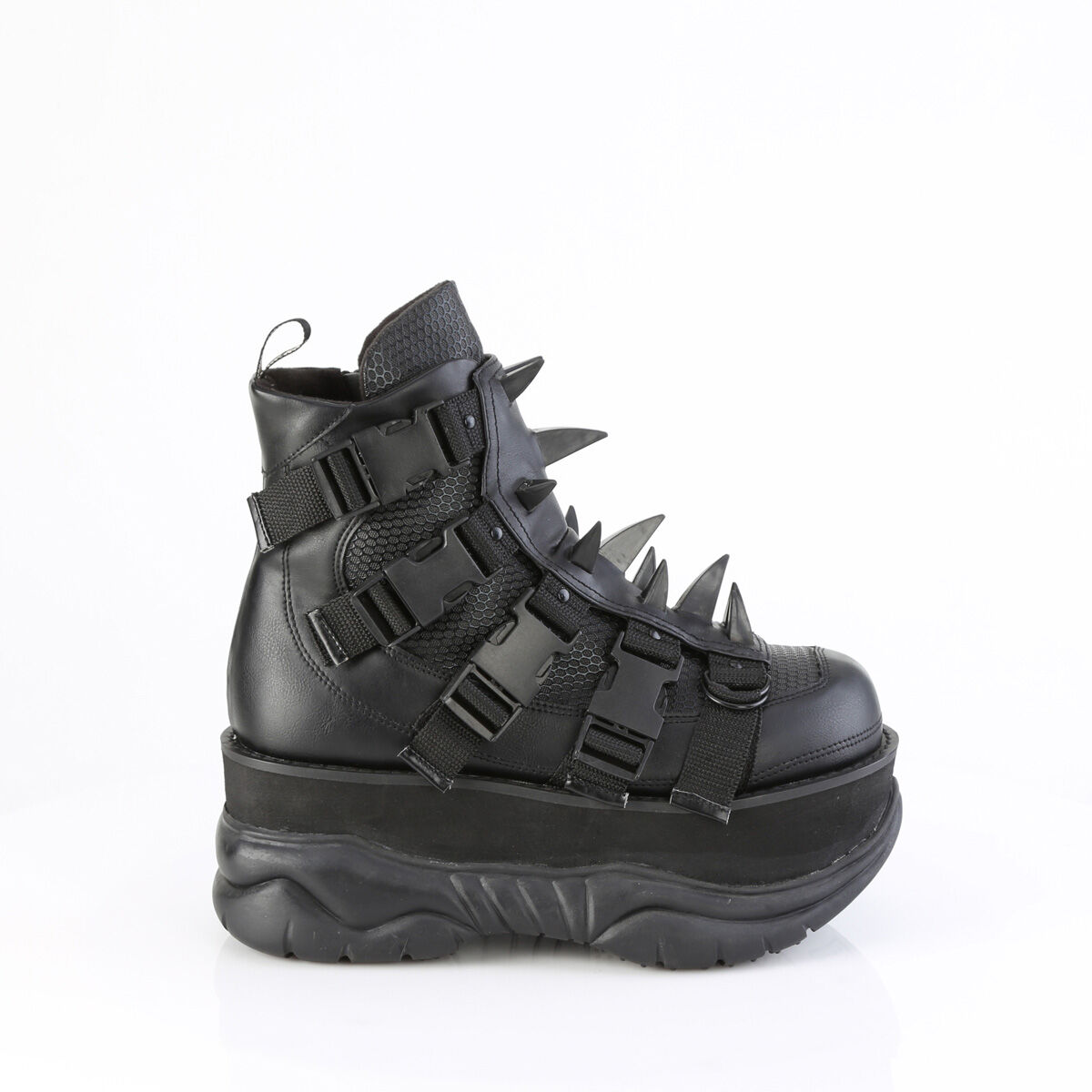 DemoniaCult NEPTUNE-68 Unisex Stiefelette Schwarz  EU 37