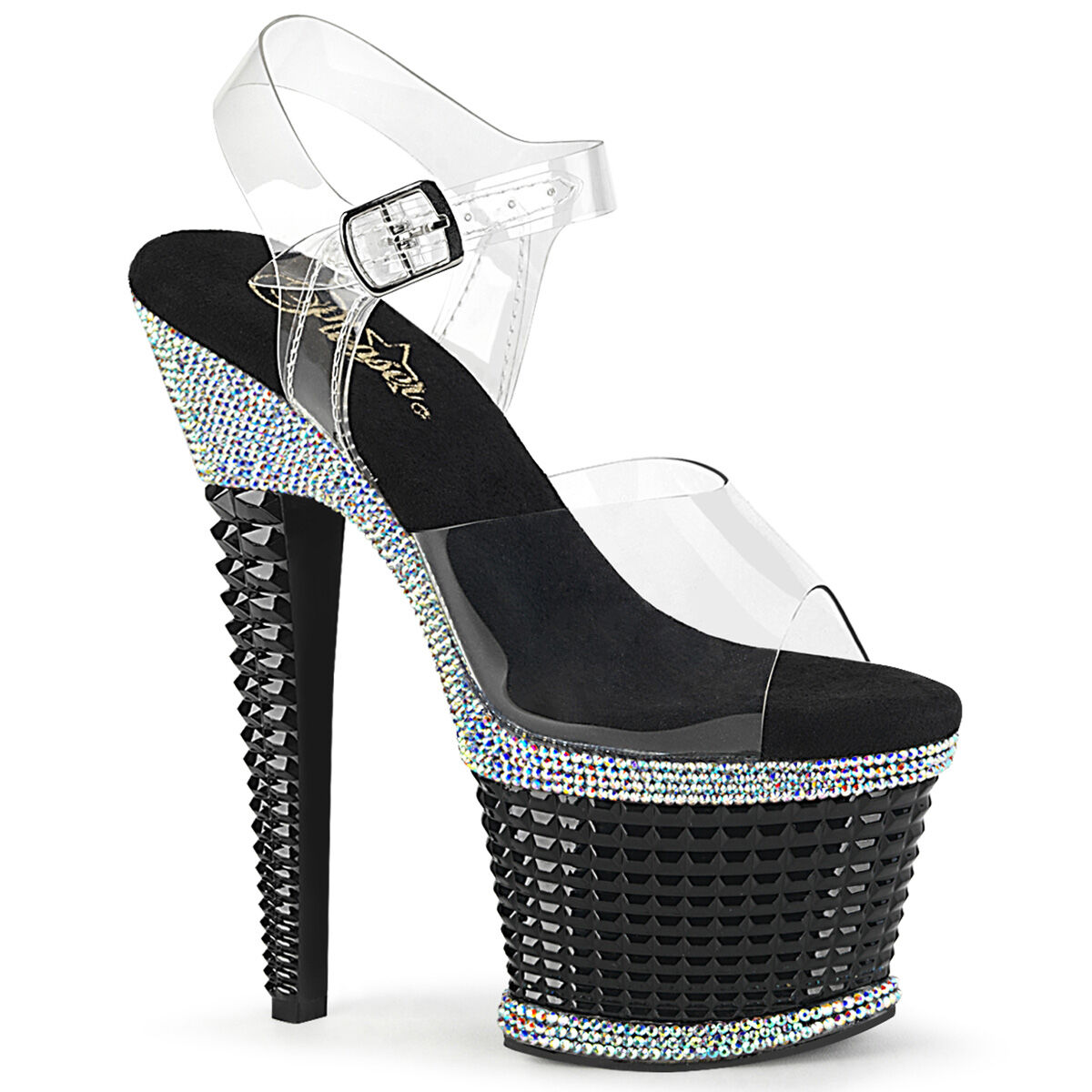 Discover the transparent SPECTATOR-708RS platform sandals!