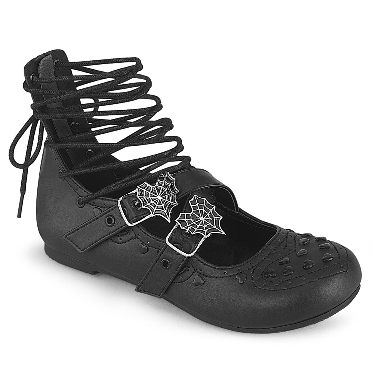 DemoniaCult DAISY-11 Damen Sandale Schwarz  EU 36
