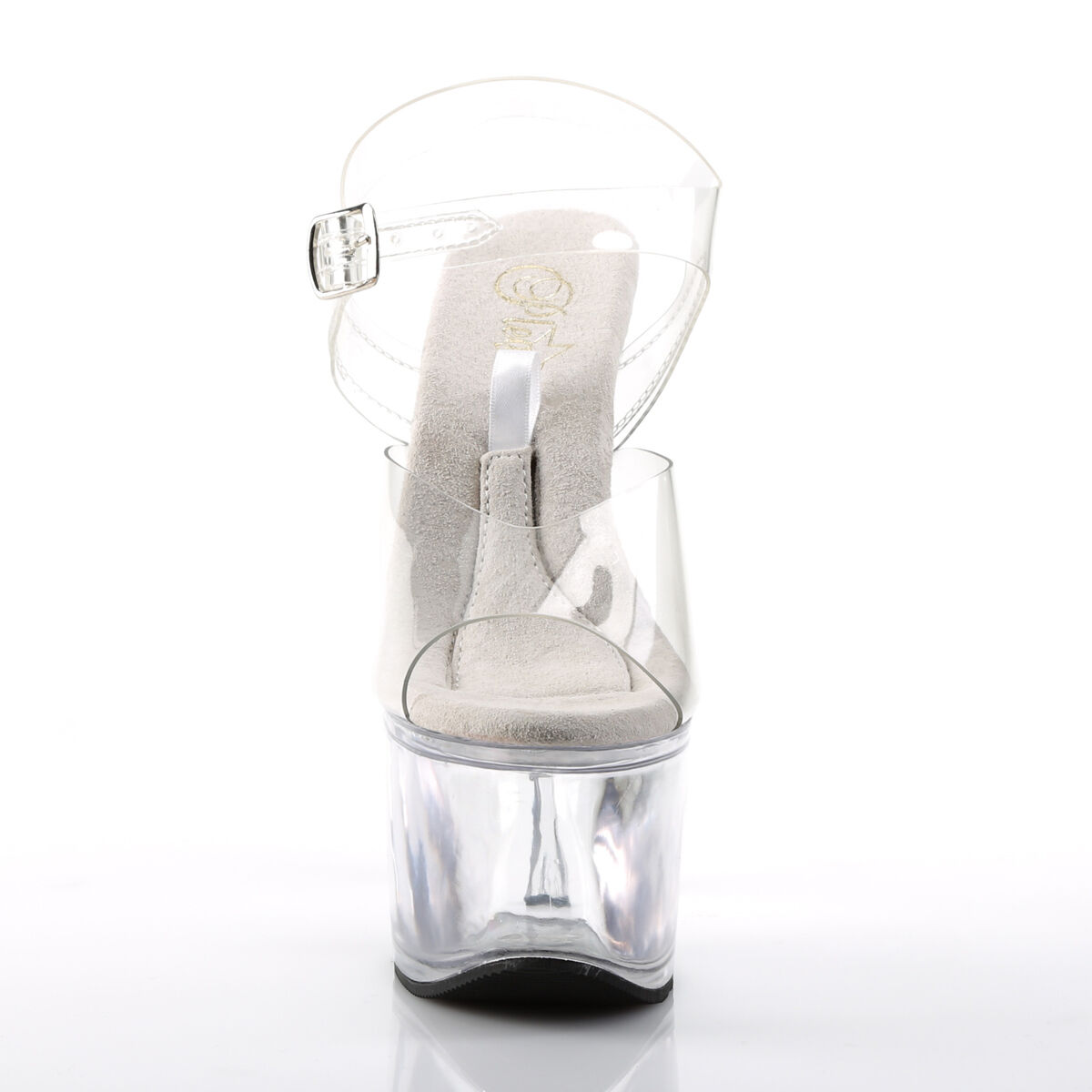 Pleaser TREASURE-708 Damen Sandale Transparent  EU 35