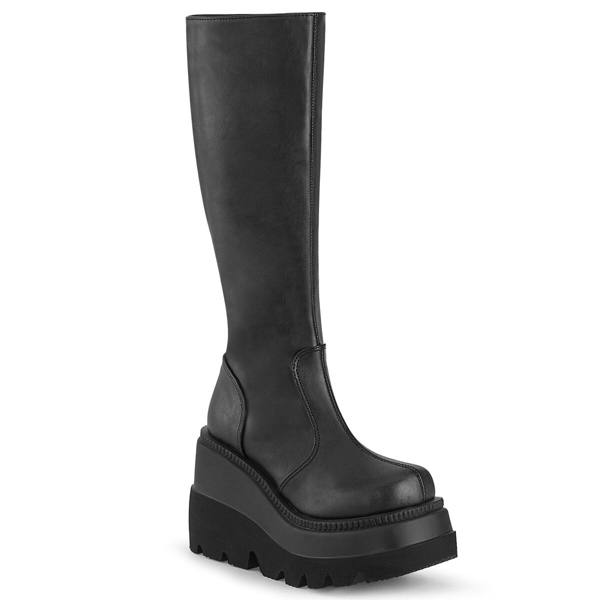 DemoniaCult SHAKER-100 Damen Stiefel Schwarz