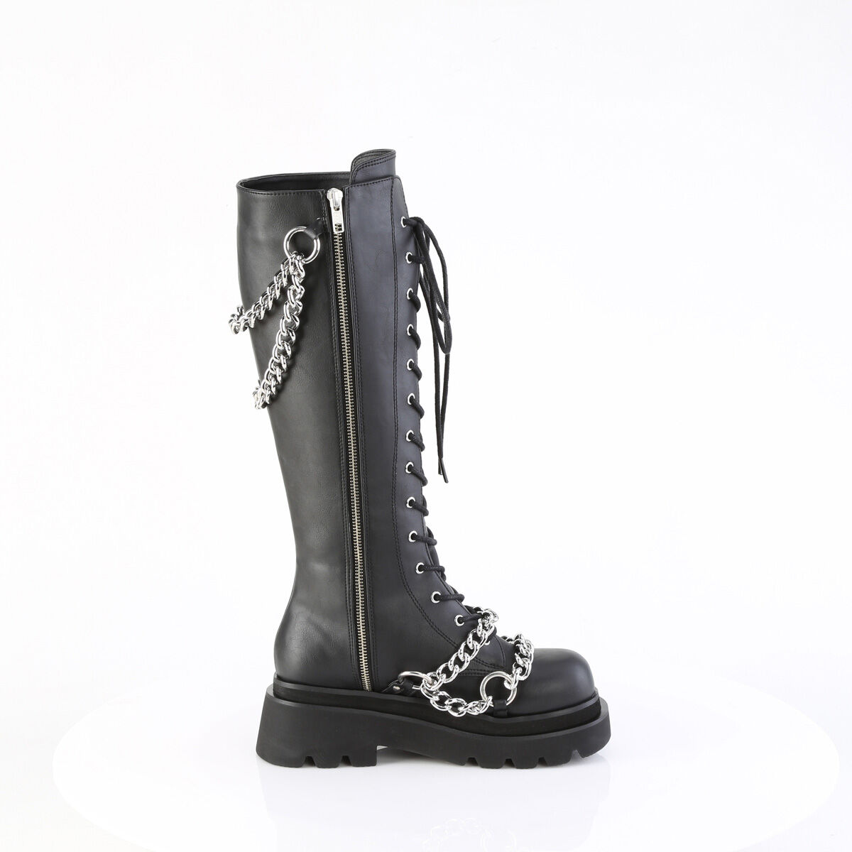 DemoniaCult RENEGADE-215 Damen Stiefel Schwarz  EU 37