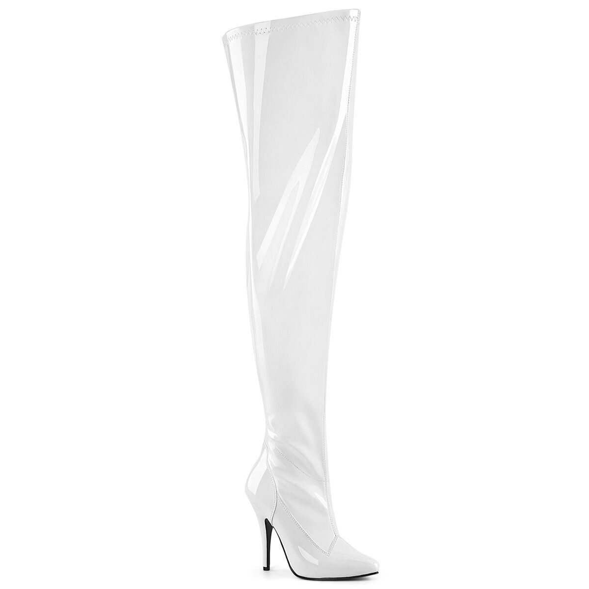 Pleaser SEDUCE-3000WC Damen Stiefel Weiß  EU 37