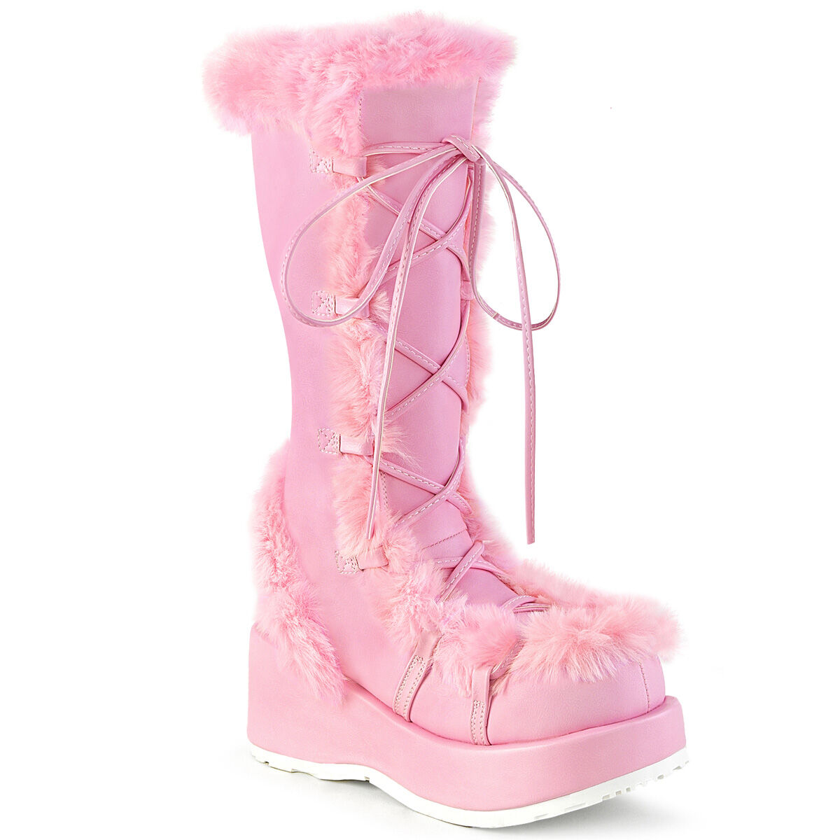 DemoniaCult CUBBY-311 Damen Stiefel Rosa  EU 36