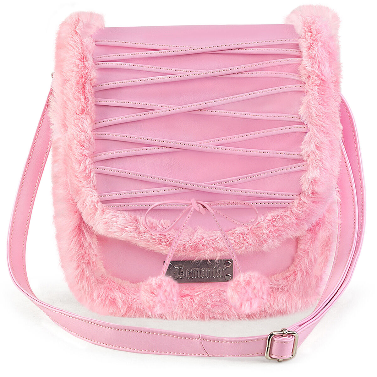 DemoniaCult HB-663 Crossbody Schultergurt Tasche Rosa