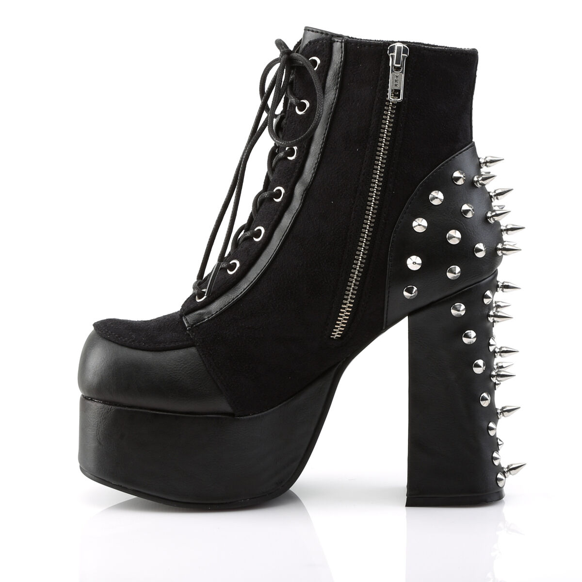 DemoniaCult CHARADE-100 Damen Stiefelette Schwarz  EU 36