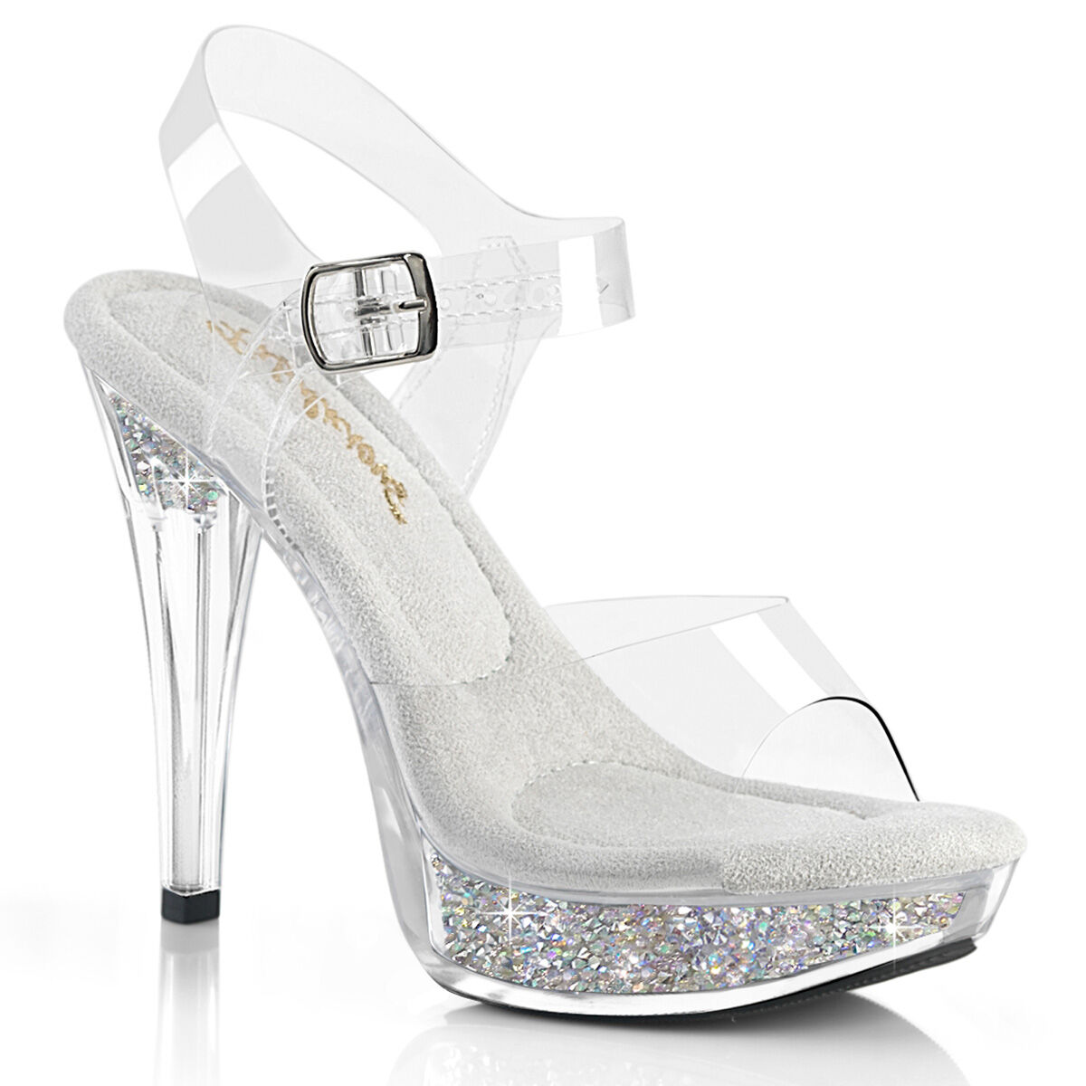 Fabulicious COCKTAIL-508RSI Damen Sandale Transparent  EU 35