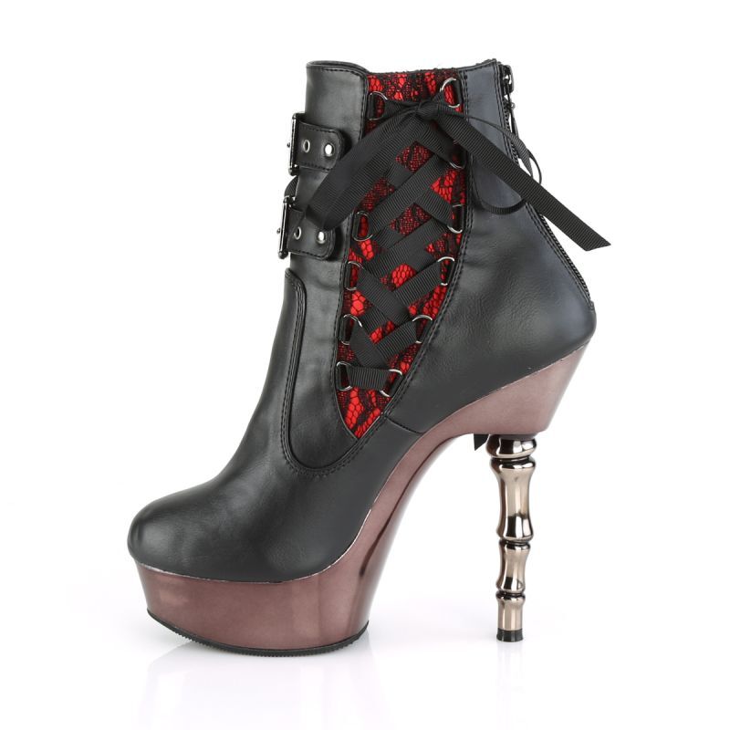 DemoniaCult MUERTO-1030 Midi Stiefel Schwarz Kunstleder - Chrom EU 35, Bekleidung, Schuhwerk, Hoher Absatz, Schuh, Bekleidung, Schuhwerk, Hoher Absatz, Schuh, Bekleidung, Schuhwerk, Hoher Absatz, Schuh, Bekleidung, Schuhwerk, Hoher Absatz, Schuh, Bekleidu