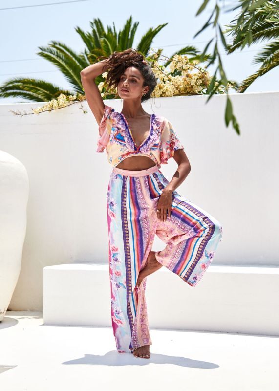 JAASE Lunar Abigail Jumpsuit in Rosa – Eleganter Damen Overall für jeden Anlass -  L, Strandmode, Erwachsene, Weiblich, Person, Frau, Strandmode, Erwachsene, Weiblich, Person, Frau, Strandmode, Erwachsene, Weiblich, Person, Frau, Strandmode, Erwachsene, W