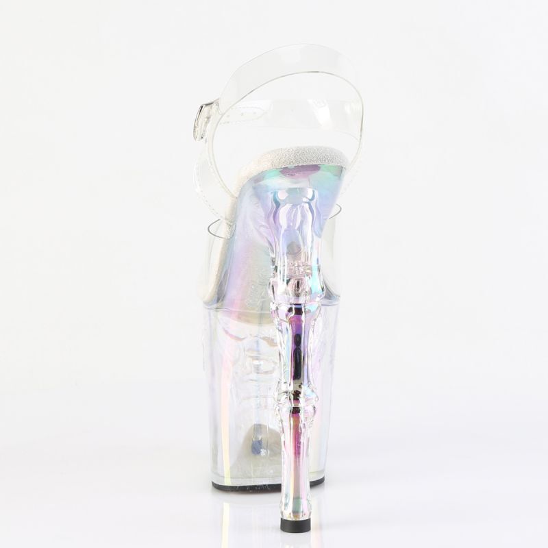 Pleaser RAPTURE-808HT Plateau Sandalen CLR - HOLO TINTED EU 35, Glas, Flasche, Glas, Flasche, Glas, Flasche, Glas, Flasche, Glas, Flasche, Glas, Flasche, Glas, Flasche