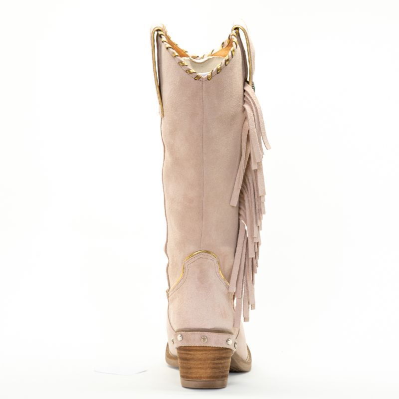 NEMONIC Boho Fransenstiefel Ante Petalo 2109 Hellrosa Gold aus Wildleder - 40, Bekleidung, Schuhwerk, Hoher Absatz, Schuh, Stiefel, Bekleidung, Schuhwerk, Hoher Absatz, Schuh, Stiefel, Bekleidung, Schuhwerk, Hoher Absatz, Schuh, Stiefel, Bekleidung, Schuh