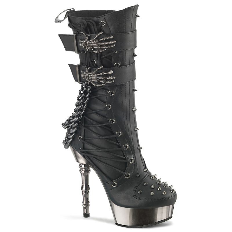 DemoniaCult MUERTO-159 Stiefel Schwarzes Veganes Leder - Chrom EU 35, Bekleidung, Schuhwerk, Schuh, Hoher Absatz, Bekleidung, Schuhwerk, Schuh, Hoher Absatz, Bekleidung, Schuhwerk, Schuh, Hoher Absatz, Bekleidung, Schuhwerk, Schuh, Hoher Absatz, Bekleidun