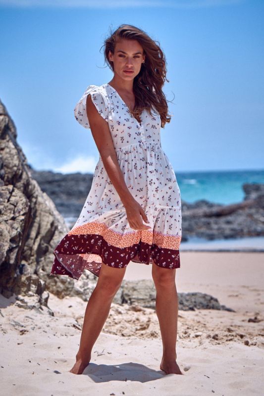 JAASE Mimi Endless Summer Mini Kleid Weiß – Sommerliches Damenkleid für jeden Anlass -  L, Strandmode, Kleidung, Person, Kurze Hose, Strandmode, Kleidung, Person, Kurze Hose, Strandmode, Kleidung, Person, Kurze Hose, Strandmode, Kleidung, Person, Kurze Ho